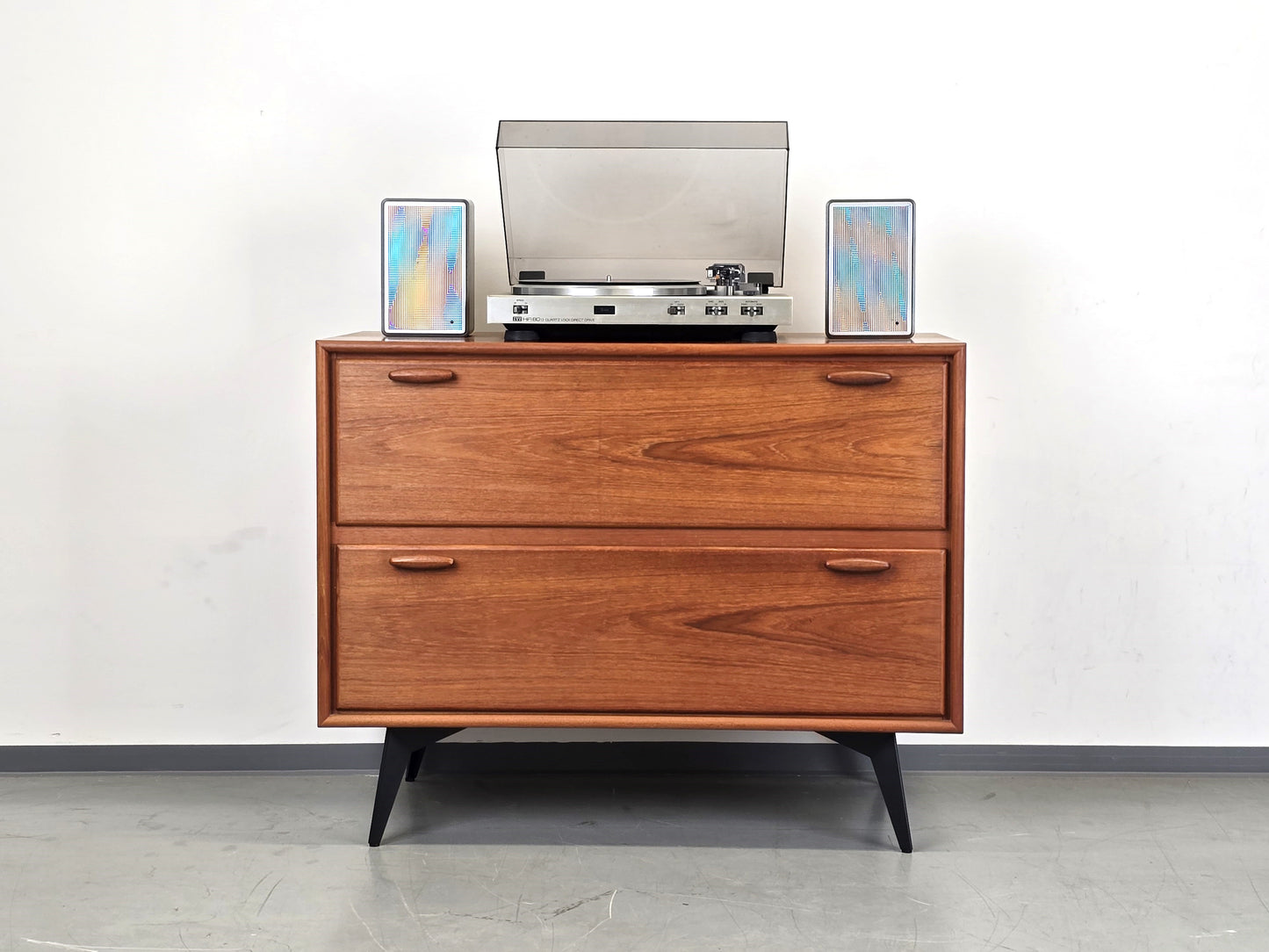 RIESTENPATT TEAK SIDEBOARD kommode tv board vintage kleider schubladen