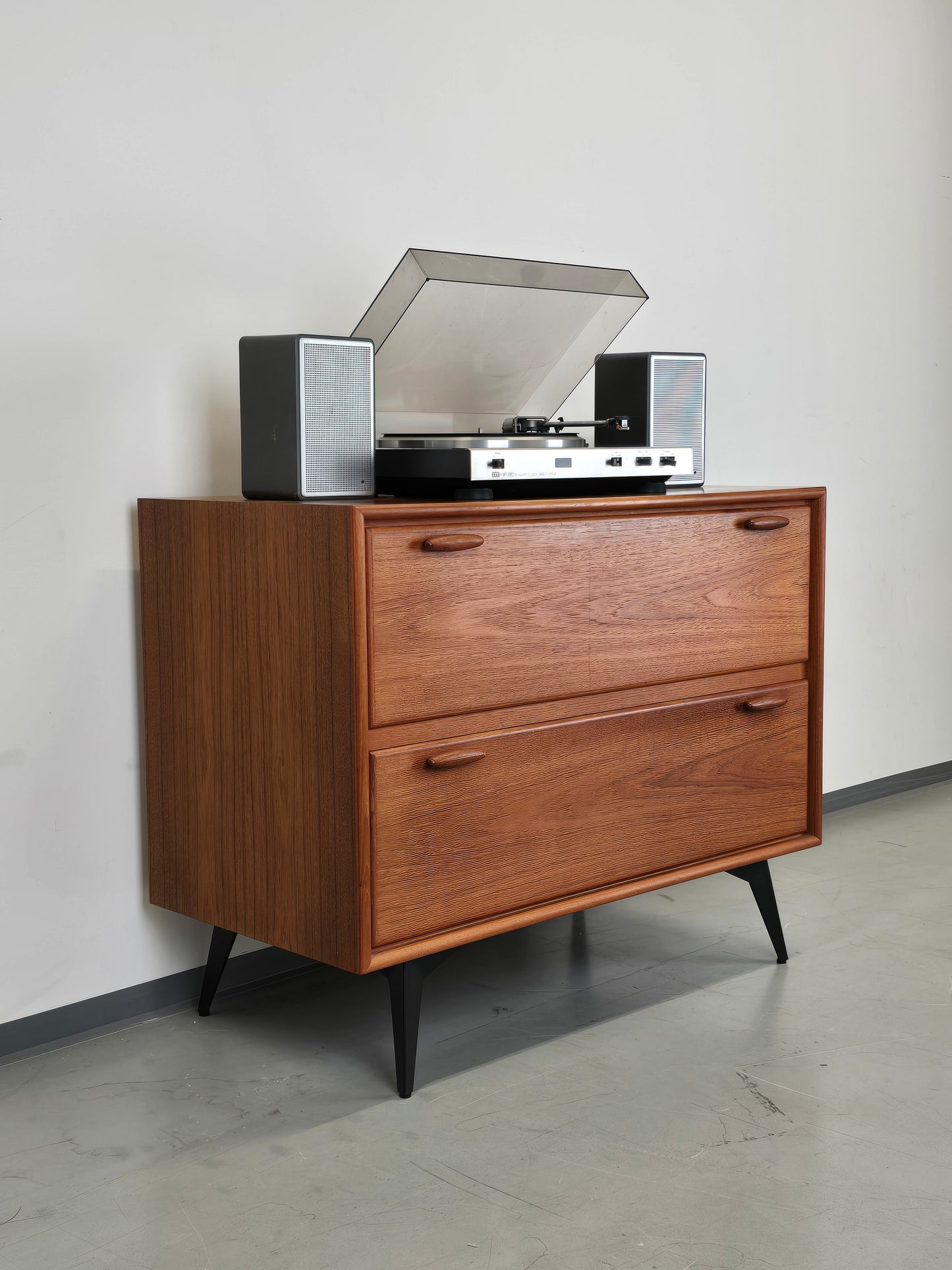 RIESTENPATT TEAK SIDEBOARD kommode tv board vintage kleider schubladen