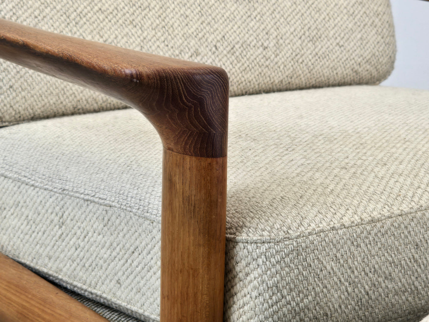 SVEN ELLEKAER SESSEL tv armchair vintage teak holz komfort denmark stuhl ottomane