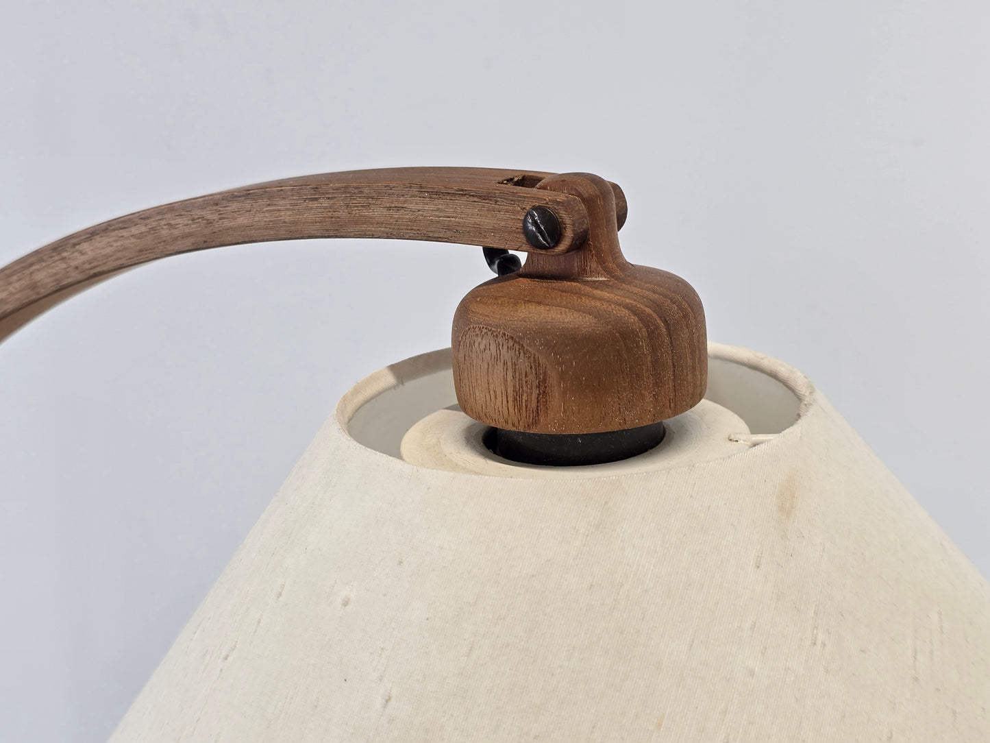 DOMUS TEAK STEHLAMPE leuchte lampe steh holz vintage designer