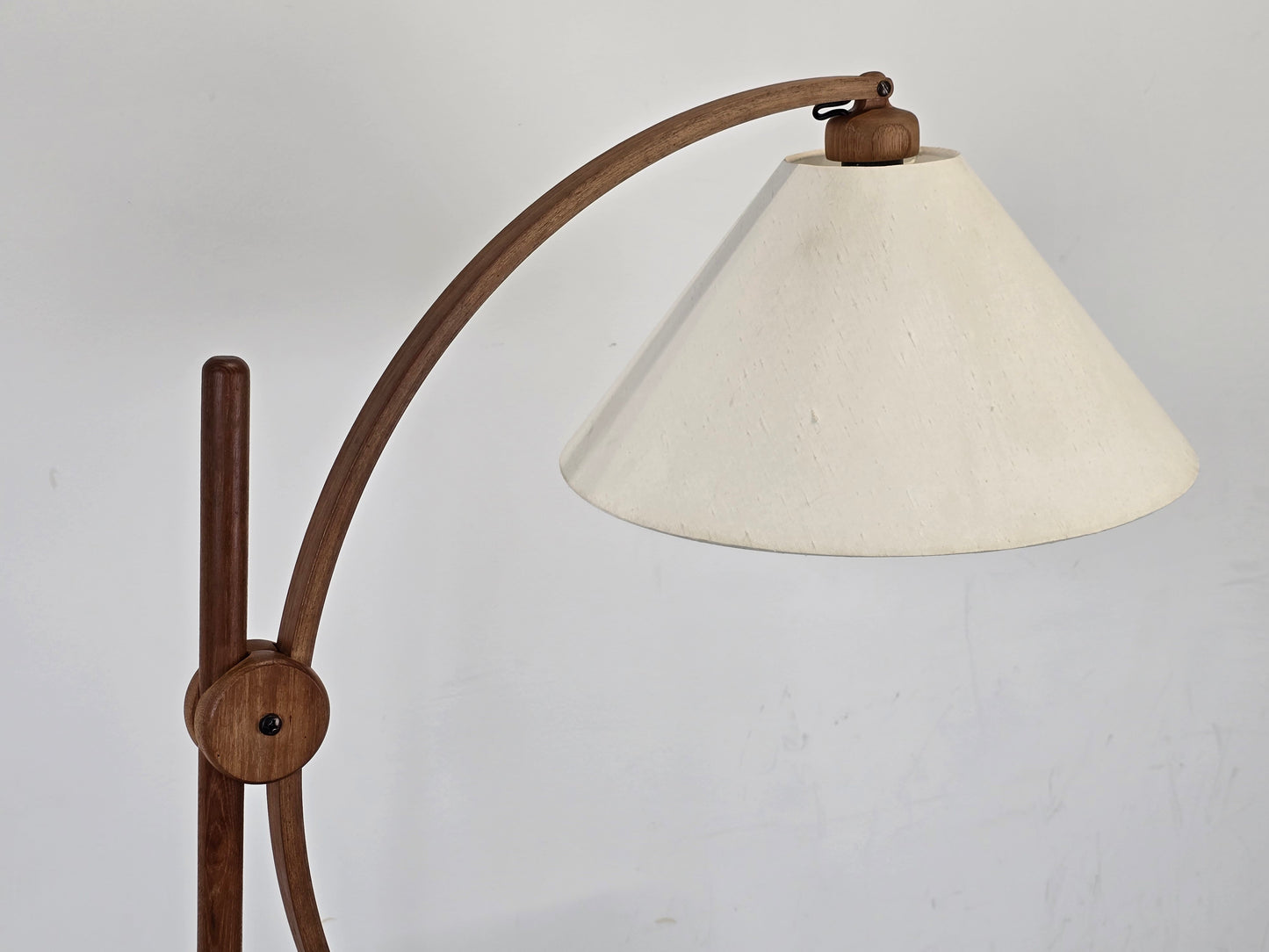 DOMUS TEAK STEHLAMPE leuchte lampe steh holz vintage designer