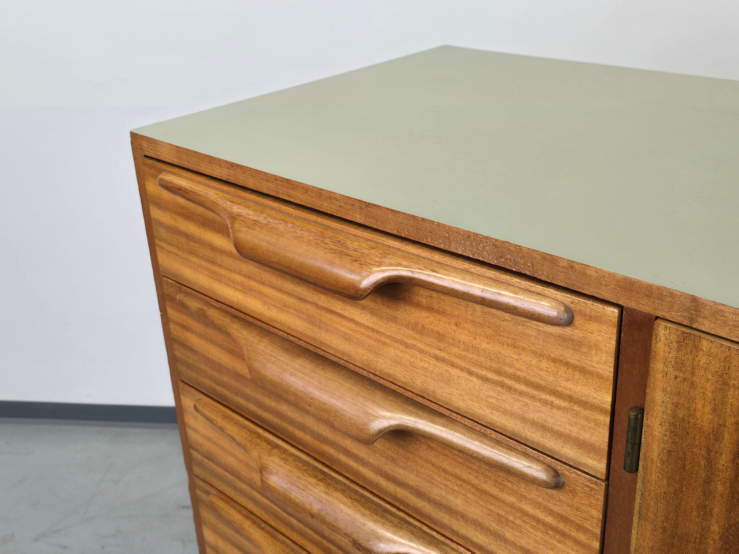 MID CENTURY SIDEBOARD tv holz nussbaum board vintage kommode wohnzimmer