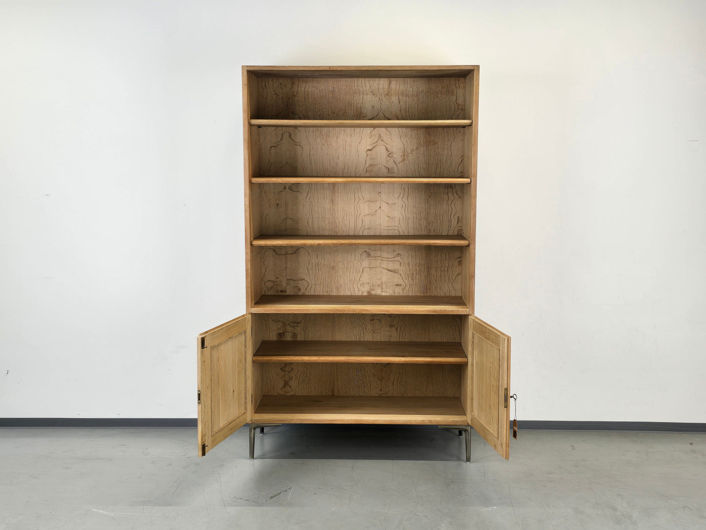 MASSIV EICHE SCHRANK regal bücherregal tv wohnzimmer holz vintage boho