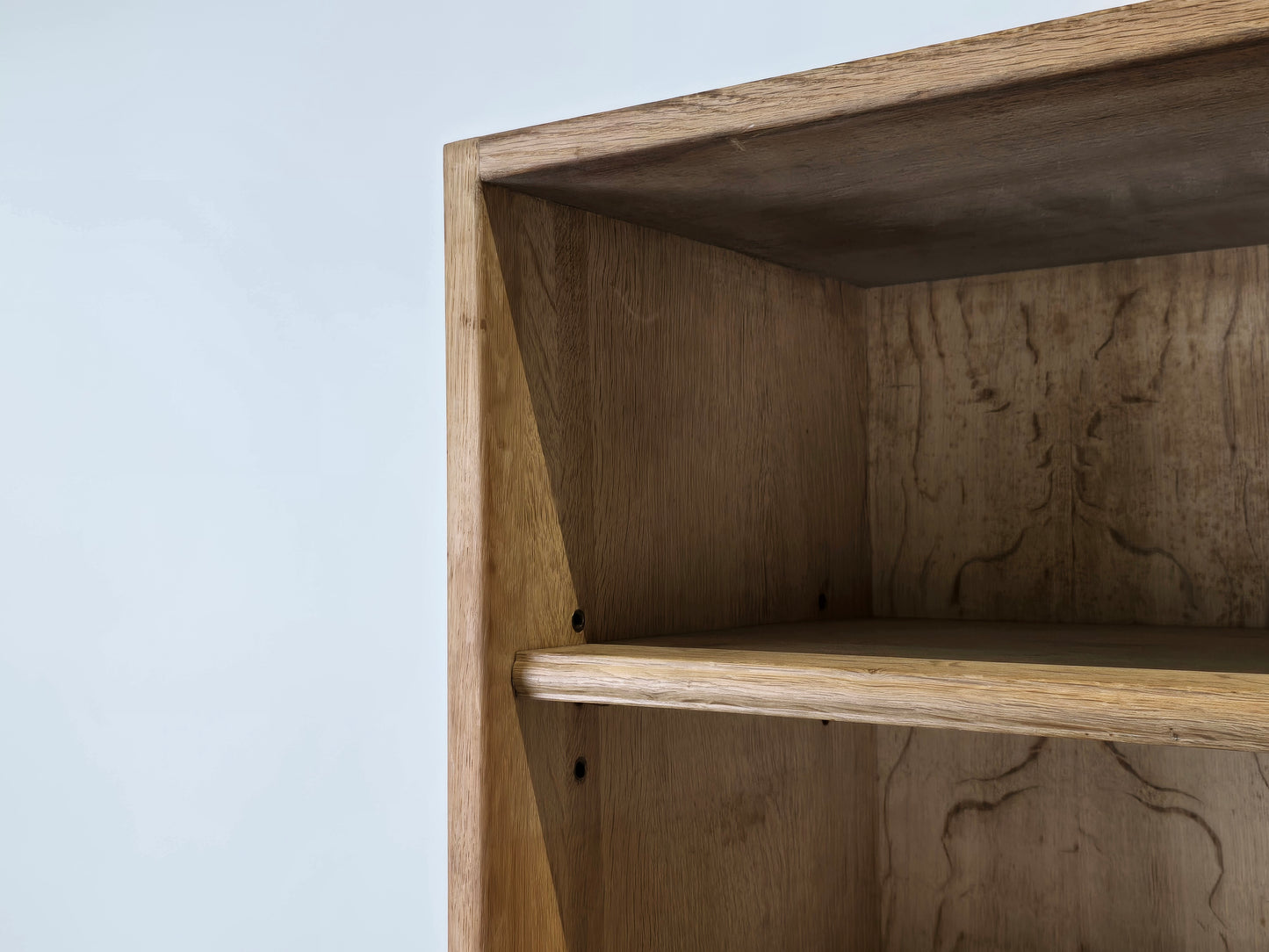 MASSIV EICHE SCHRANK regal bücherregal tv wohnzimmer holz vintage boho