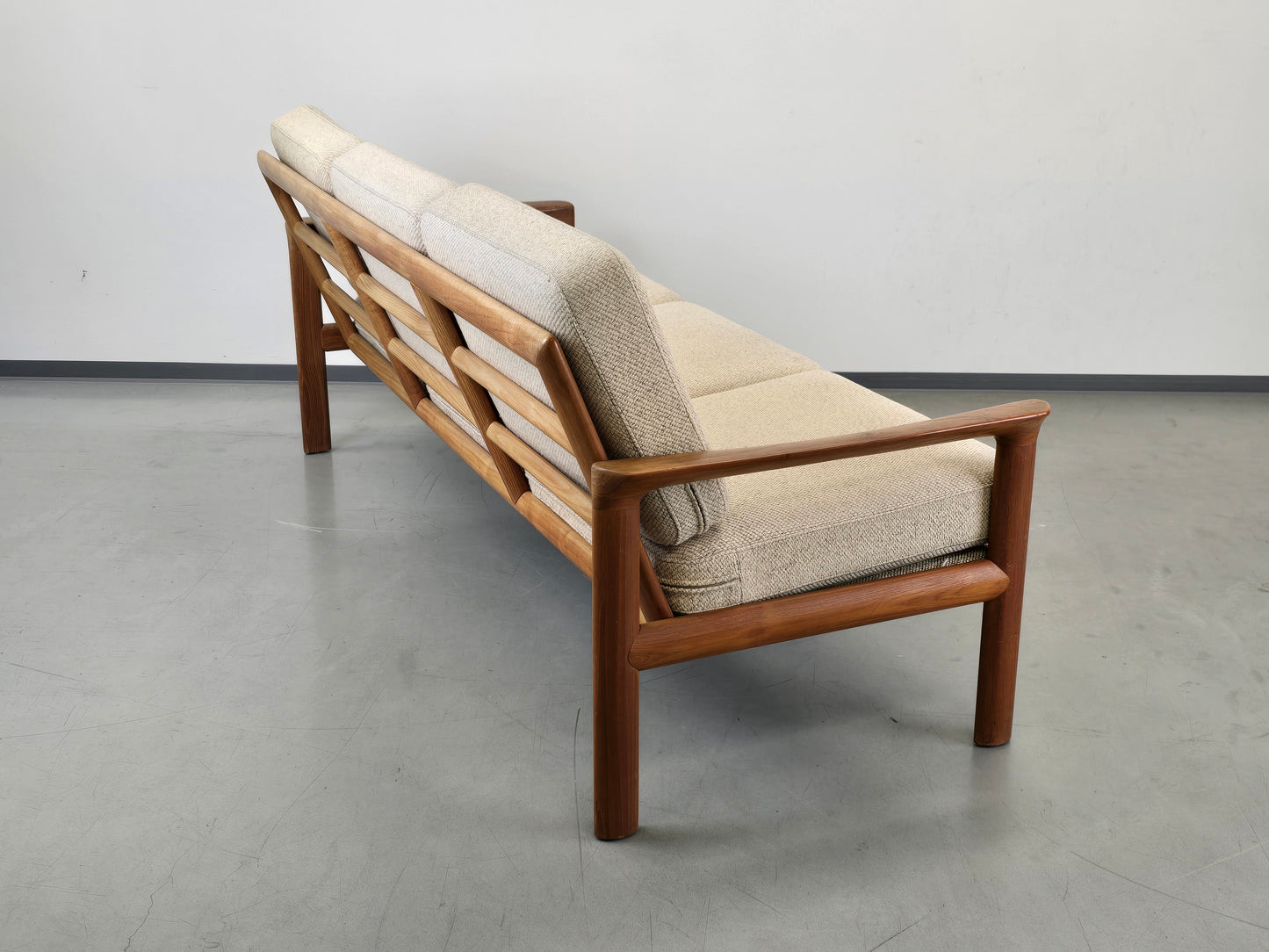 SVEN ELLEKAER SOFA 3er couch tv armchair vintage teak holz komfort denmark sessel