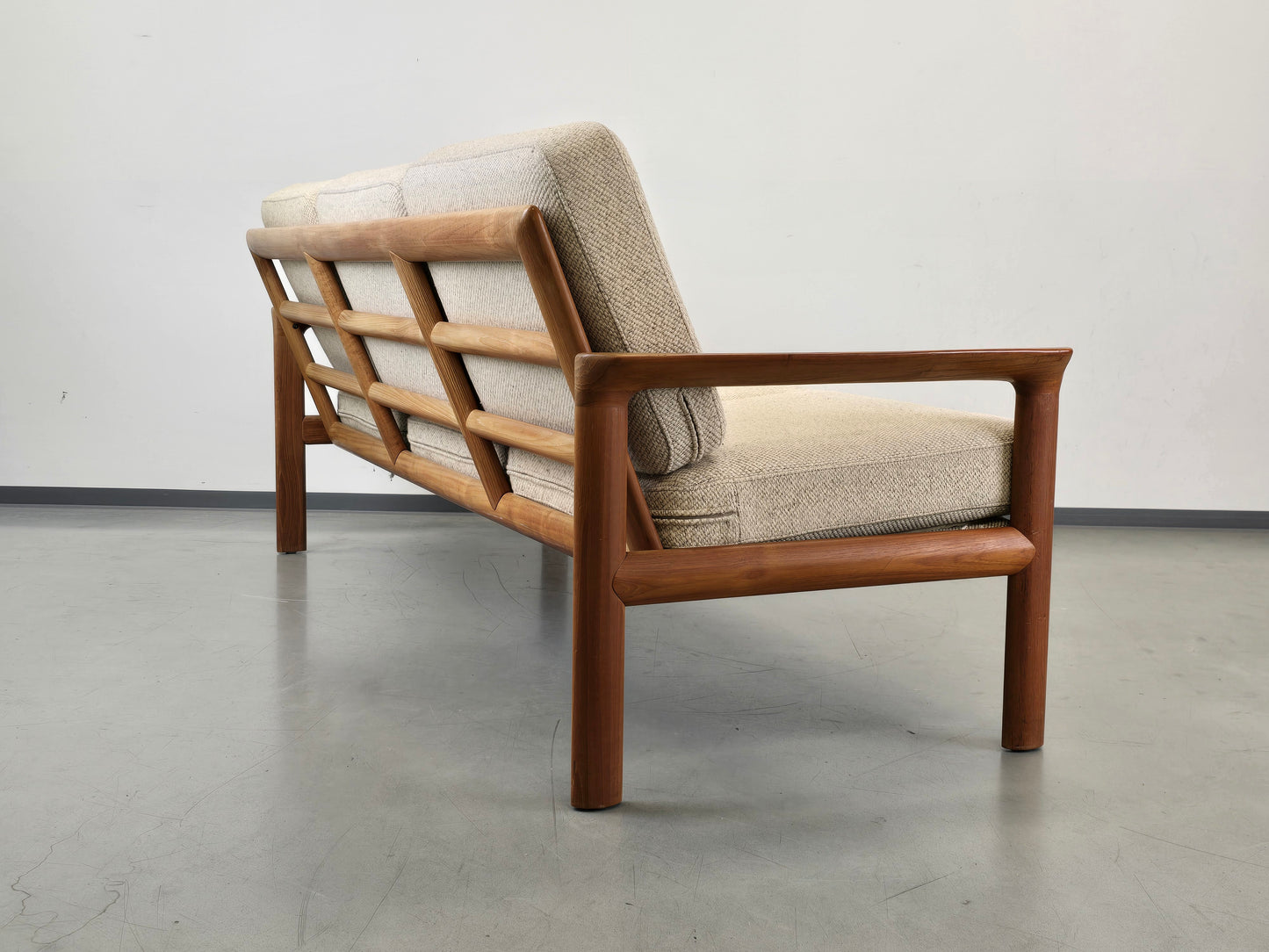 SVEN ELLEKAER SOFA 3er couch tv armchair vintage teak holz komfort denmark sessel