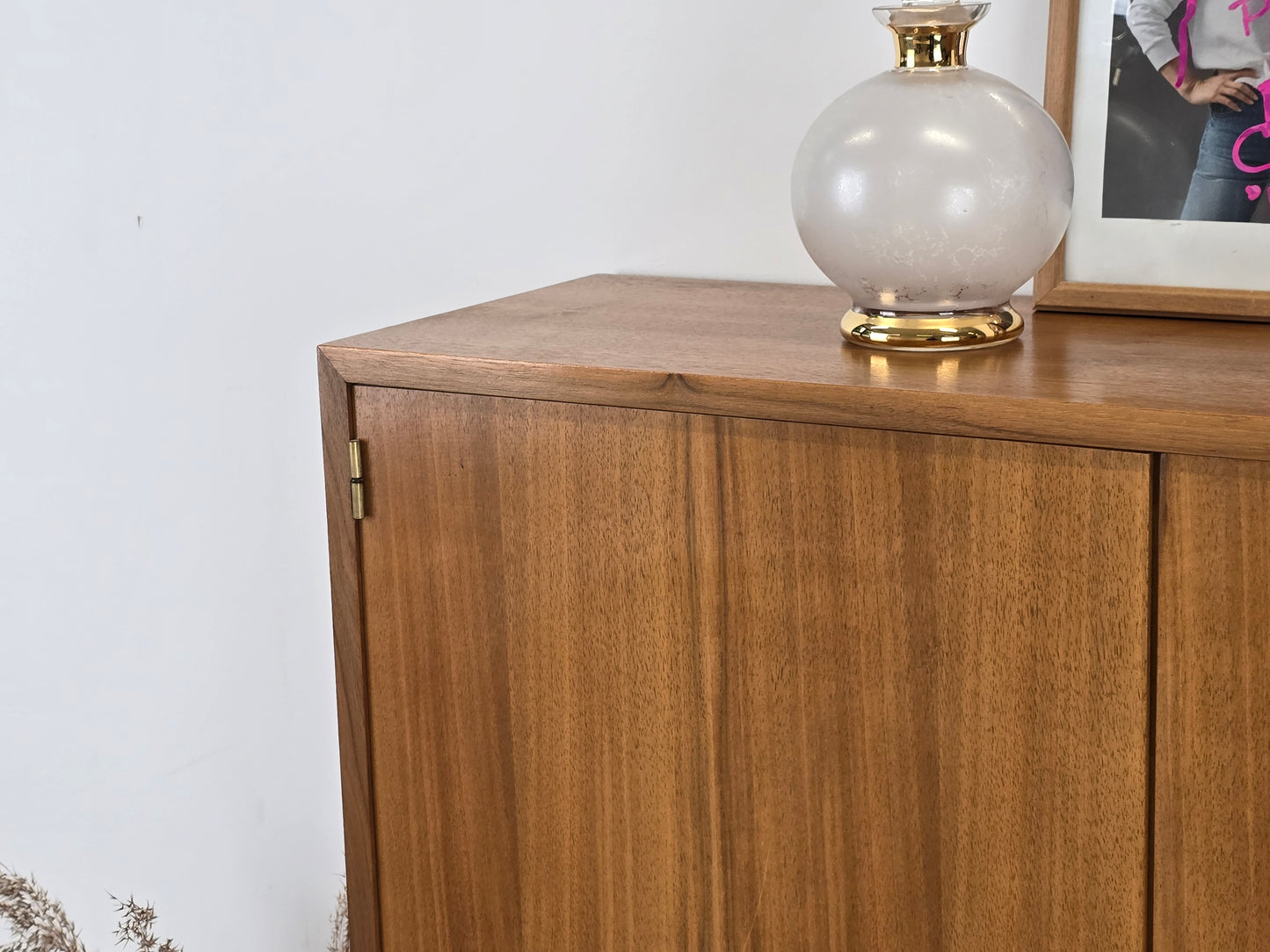 MID CENTURY SCHUHKOMMODE kommode flur schrank schuhe schlafzimmer garderobe