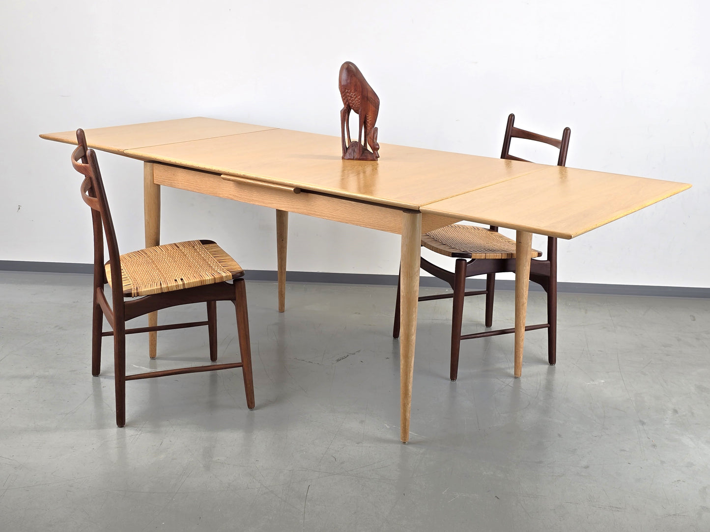 VINTAGE ESSTISCH ausziehbar eiche holz tisch küche esszimmer mid century 60s