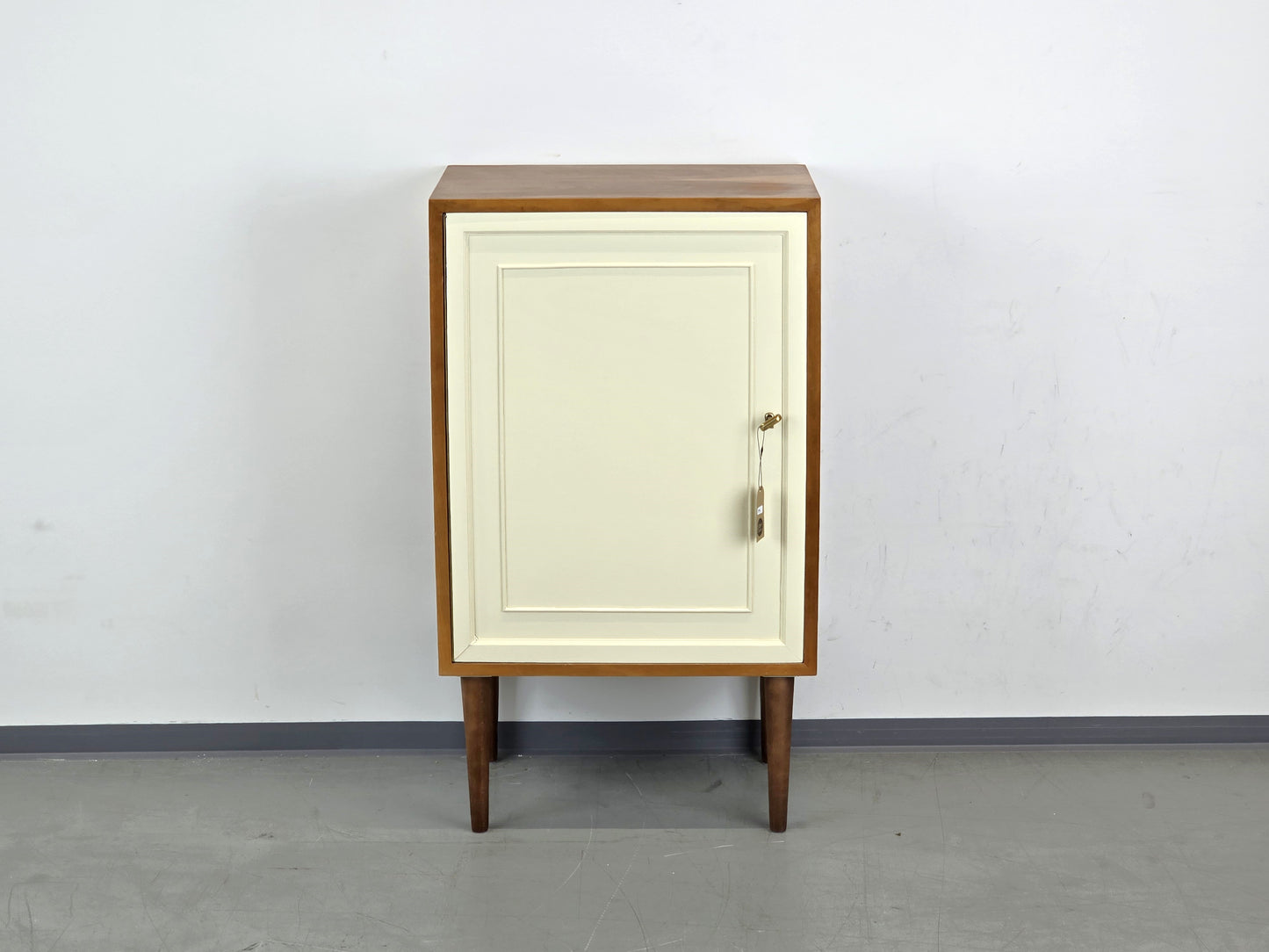 VINTAGE ABLAGE kommode flur nussbaum holz beige boho landhaus antik
