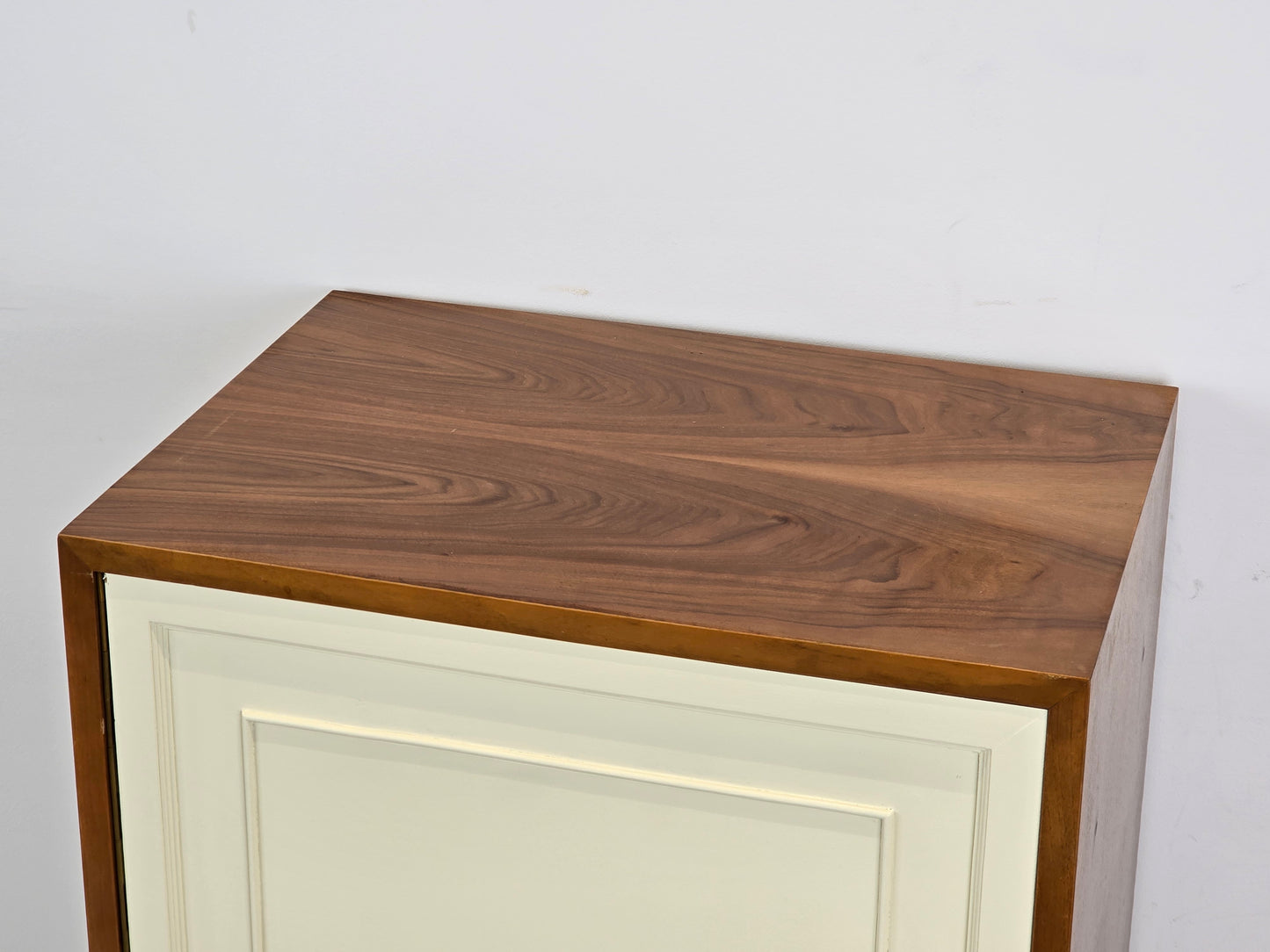 VINTAGE ABLAGE kommode flur nussbaum holz beige boho landhaus antik