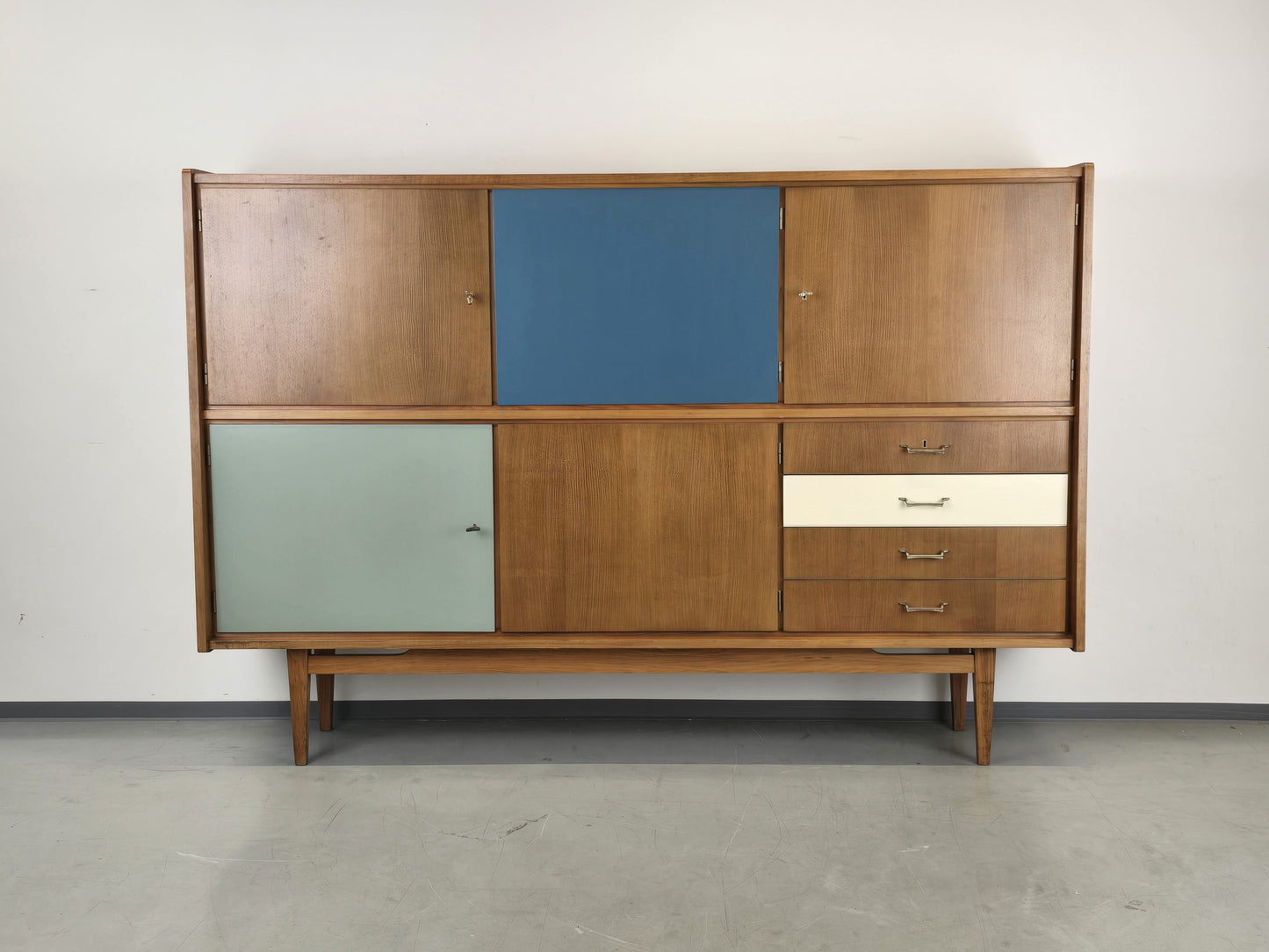 MUSTERRING VINTAGE HIGHBOARD schrank sideboard wohnzimmer 1960er