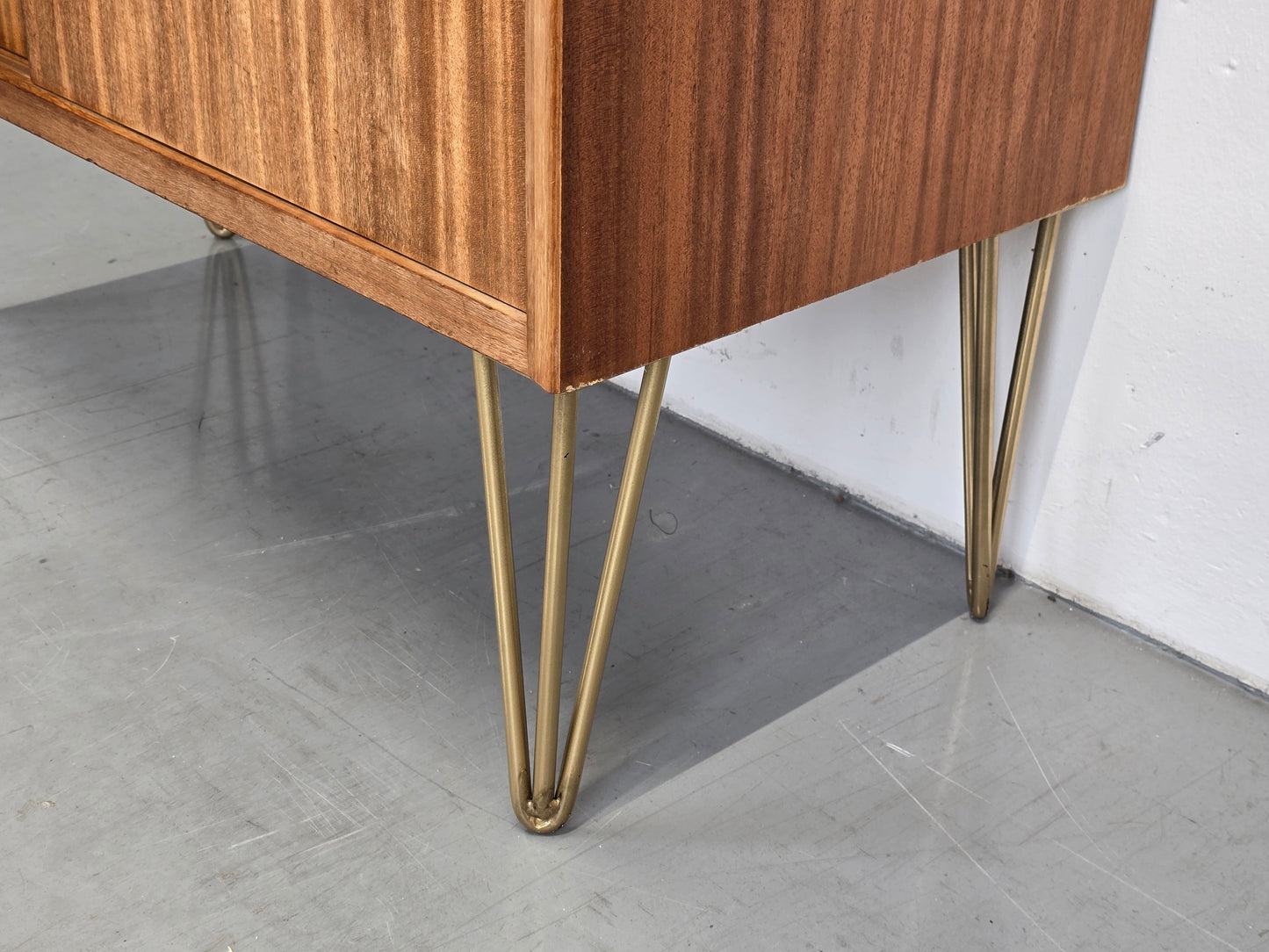 MID CENTURY SCHRANK teak holz kleiderschrank kommode vintage 1960er