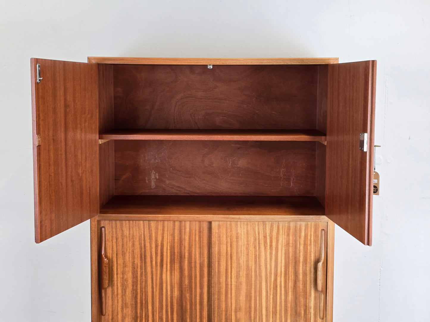 MID CENTURY SCHRANK teak holz kleiderschrank kommode vintage 1960er