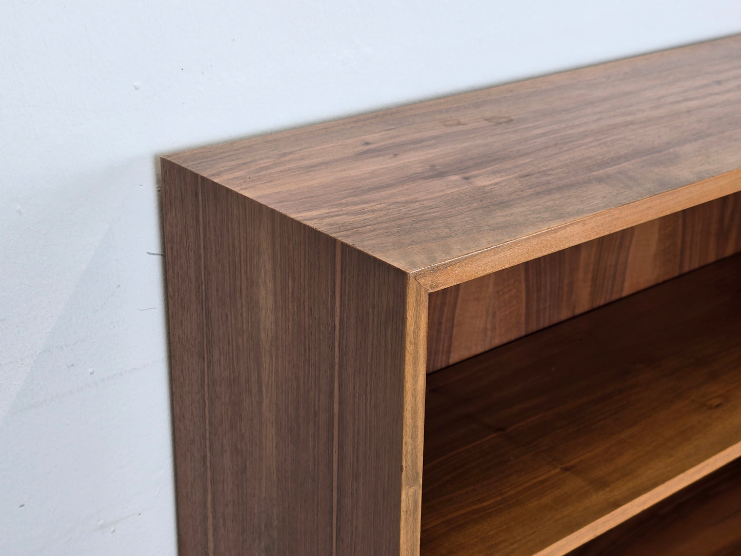 VINTAGE REGAL bücherregal holz nussbaum 1960er 60s Schubregal mid century bücher