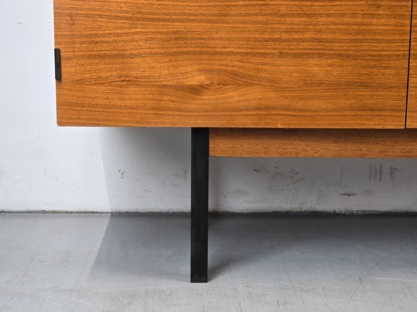 MID CENTURY SIDEBOARD nussbaum holz tv board low kommode vintage 60s