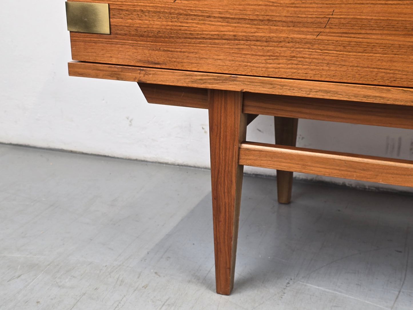MUSTERRING SIDEBOARD vintage holz nussbaum kommode tv board hifi plattenspieler