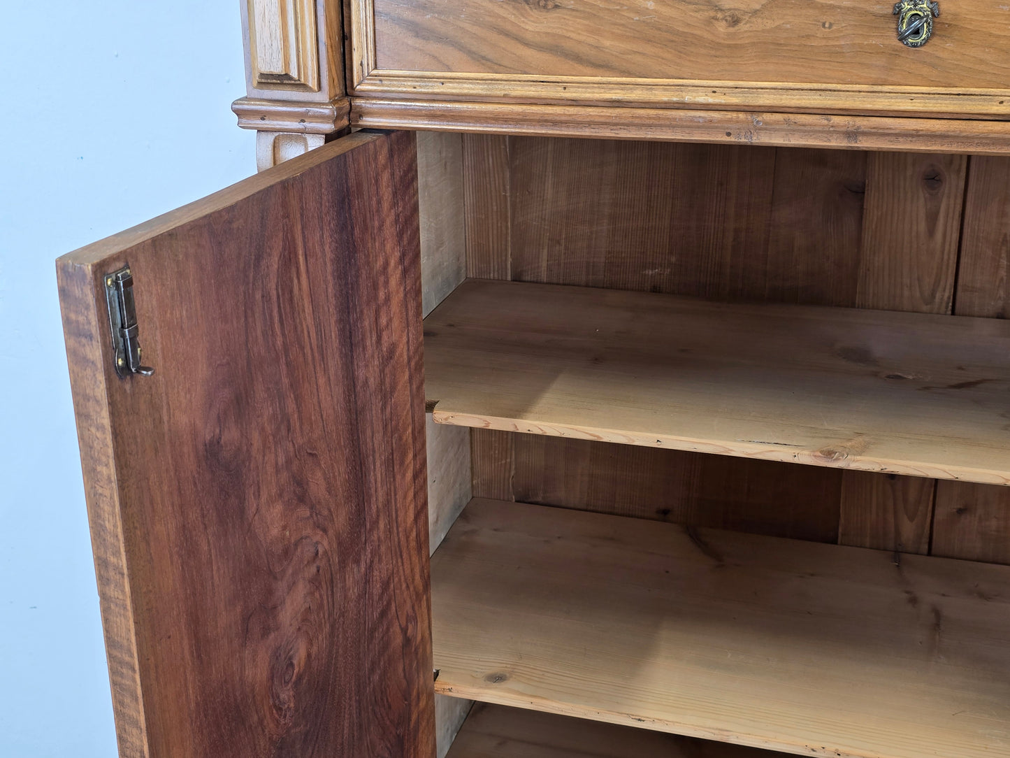 ANTIK NUSSBAUM KOMMODE vintage schuhschrank flur anrichte schrank