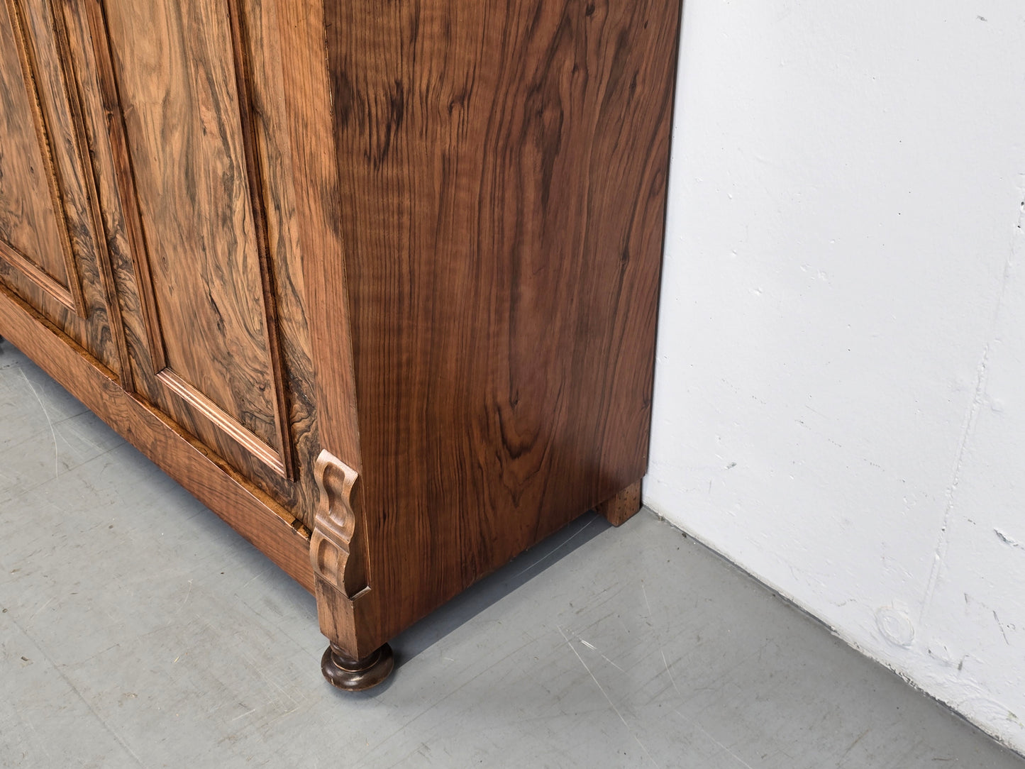 ANTIK NUSSBAUM KOMMODE vintage schuhschrank flur anrichte schrank