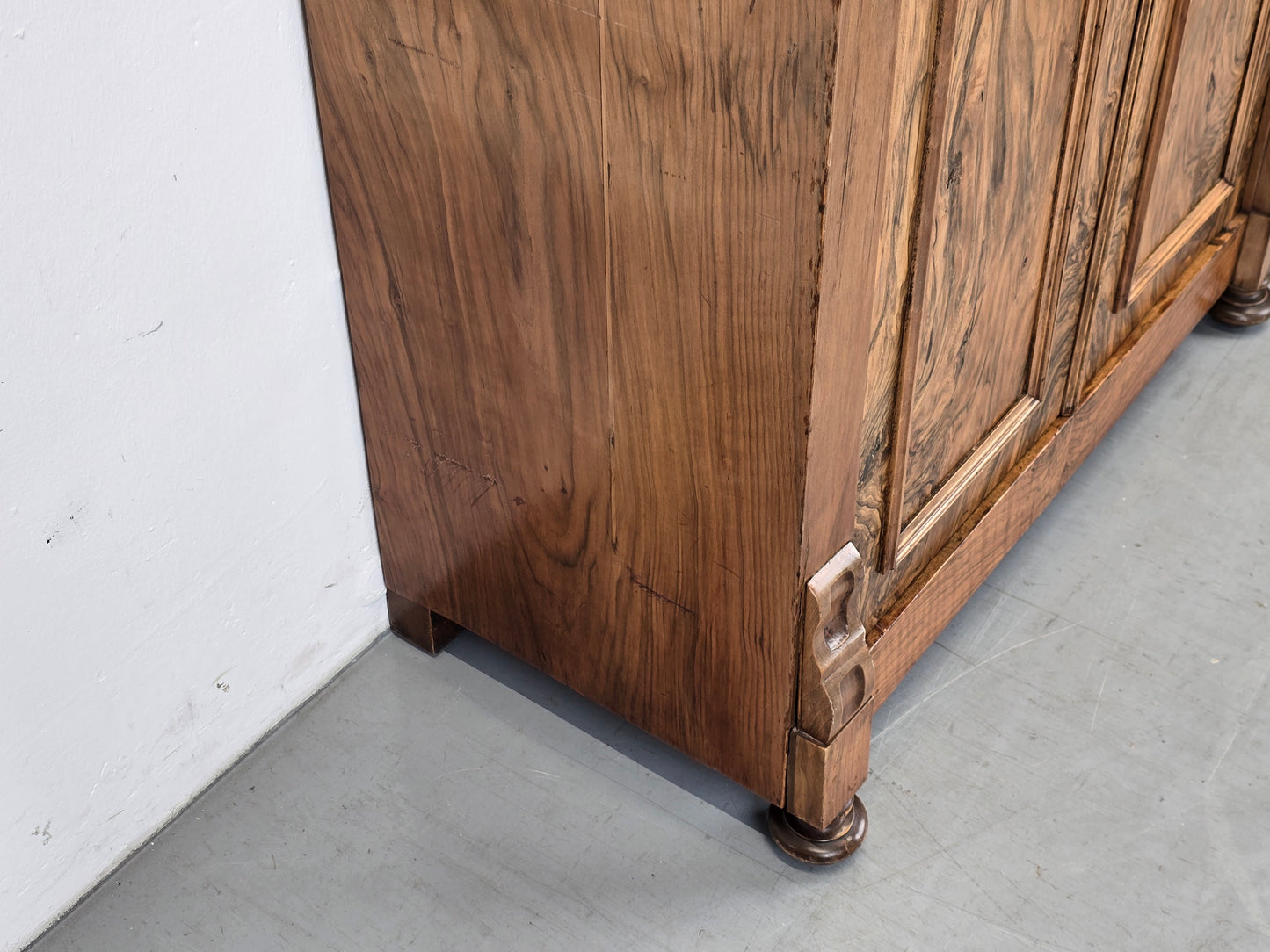 ANTIK NUSSBAUM KOMMODE vintage schuhschrank flur anrichte schrank