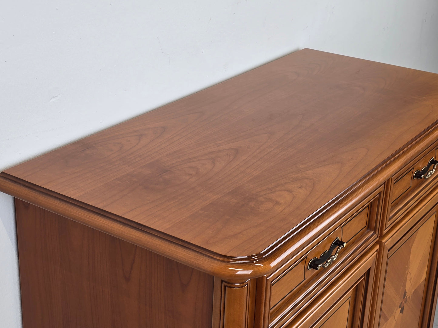 KIRSCHBAUM KOMMODE vintage sideboard schrank buffet geschier holz antik