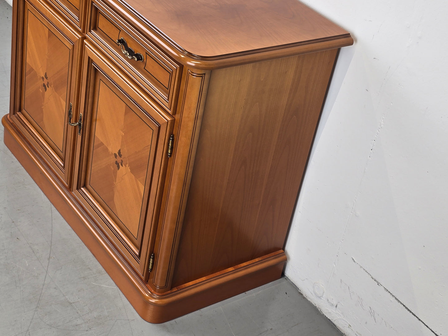 KIRSCHBAUM KOMMODE vintage sideboard schrank buffet geschier holz antik