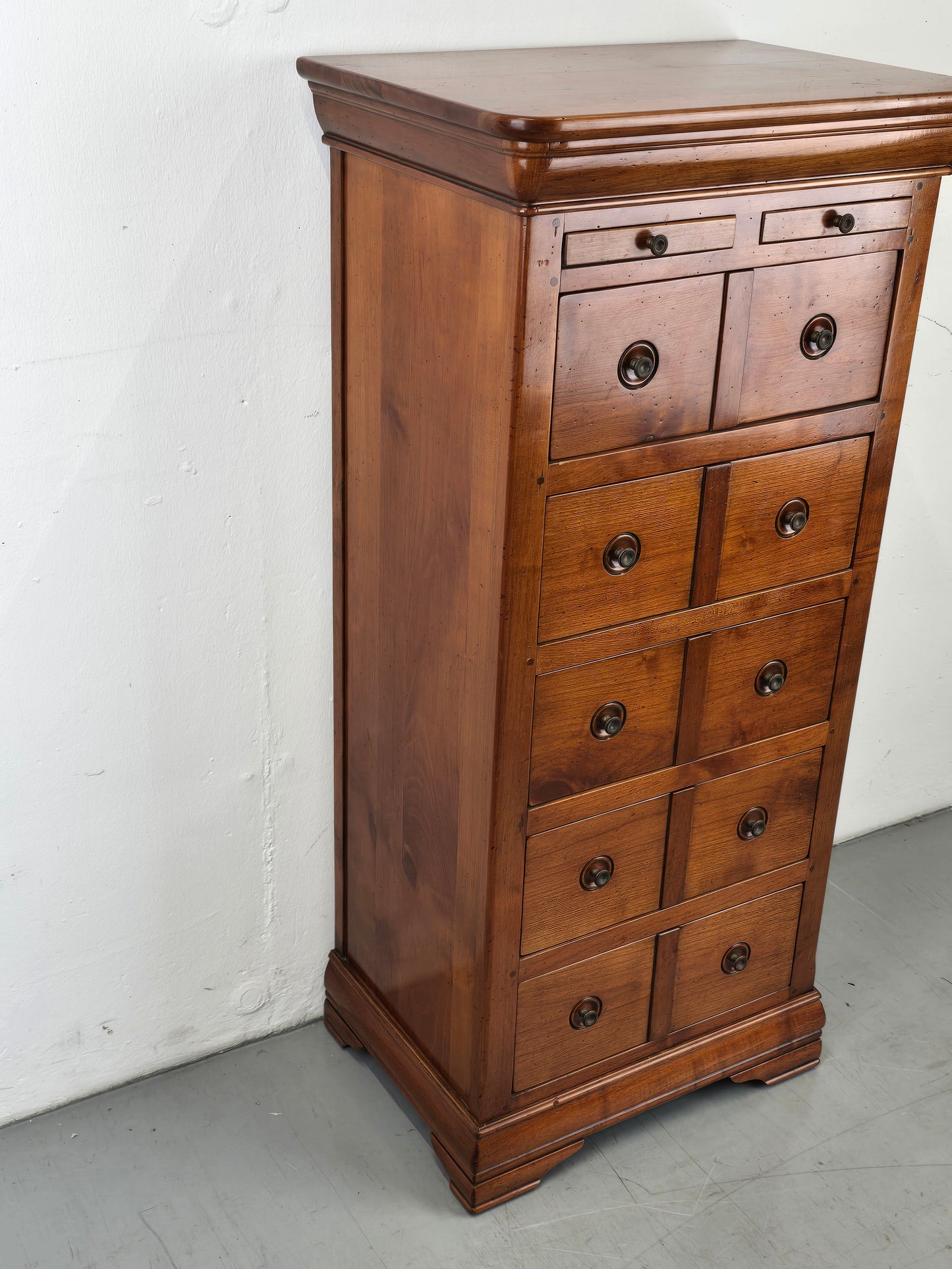 ANTIK KOMMODE schubladen schrank holz vintage apothekerschrank ablage