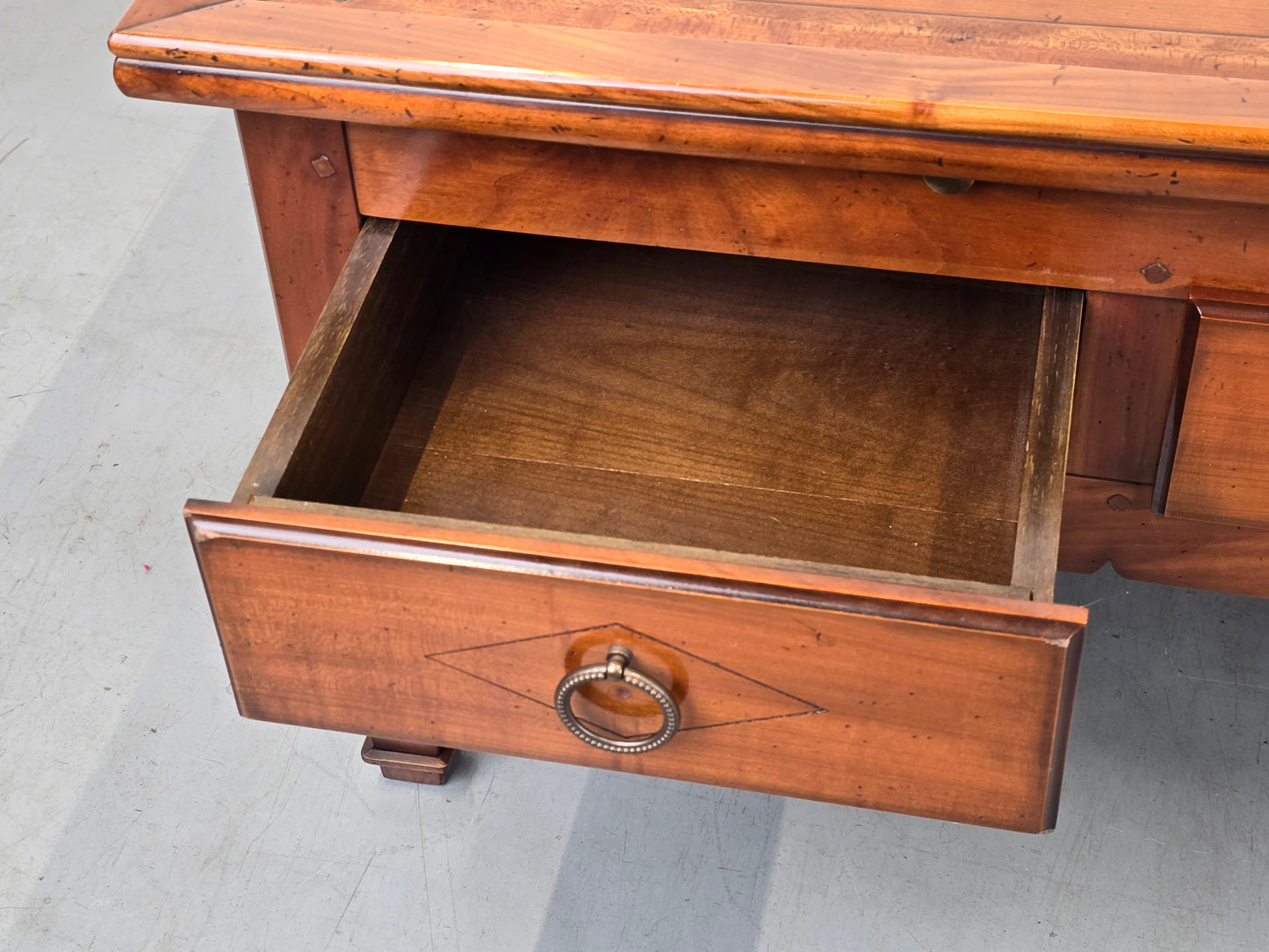 VINTAGE COUCHTISCH wohnzimmer tisch holz mediterran herrenzimmer antik