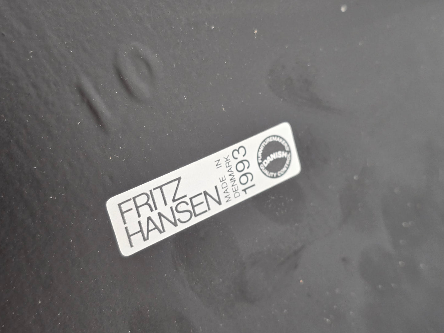 FRITZ HANSEN STUHL ant arne jacobsen esszimmer küche büro esstisch Stapelstuhl schwarz