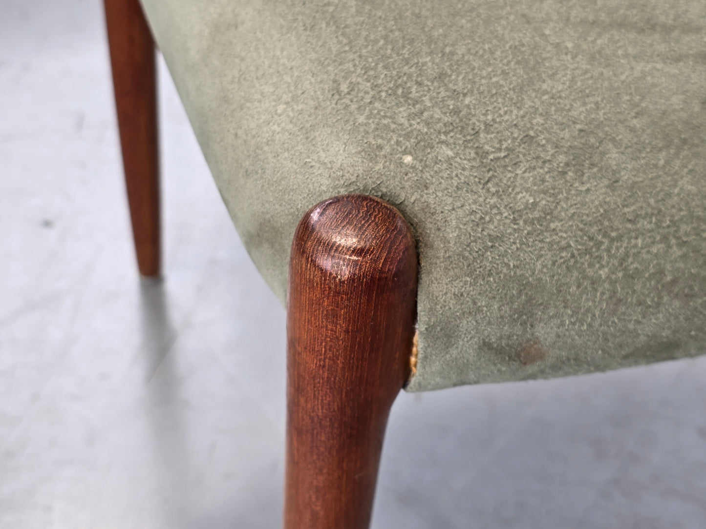 NIELS OTTO MÖLLER STUHL stühle esstisch esszimmer küche vintage teak holz 60s Modell80