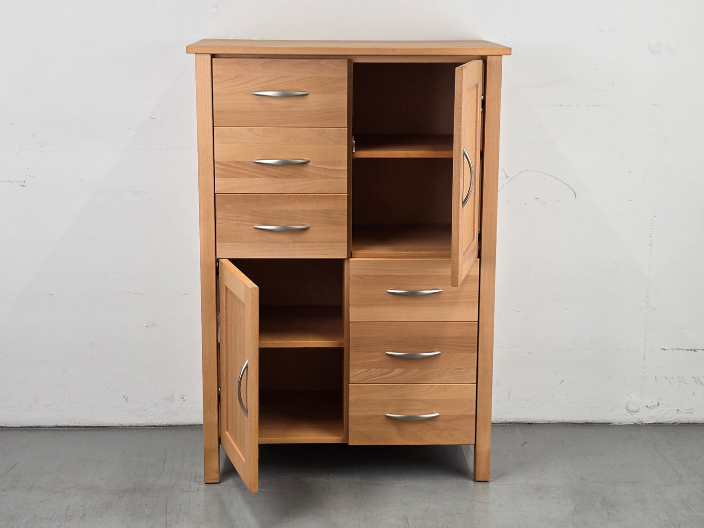 BUCHENHOLZ KOMMODE schrank echtholz wohnzimmer küche buffet anrichte