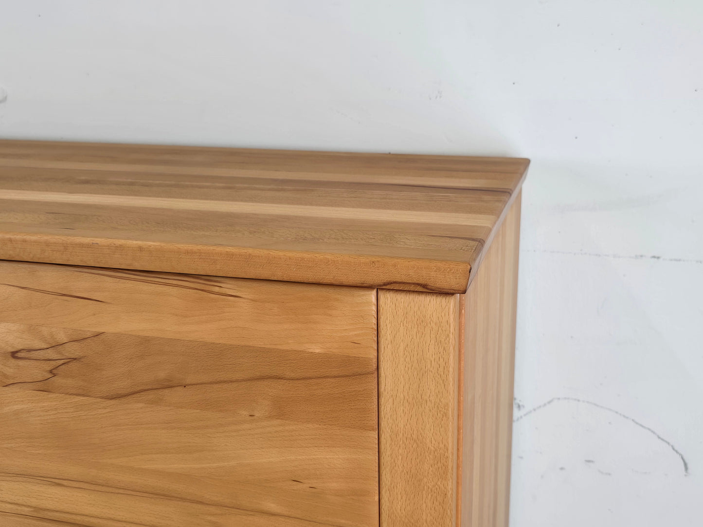 BUCHENHOLZ Sideboard vitrinenschrank holz buche schrank kommode vollholz