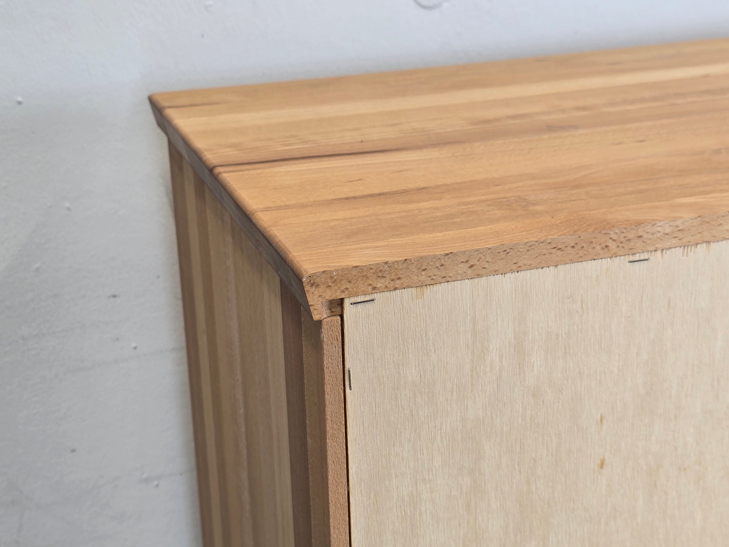 BUCHENHOLZ Sideboard vitrinenschrank holz buche schrank kommode vollholz
