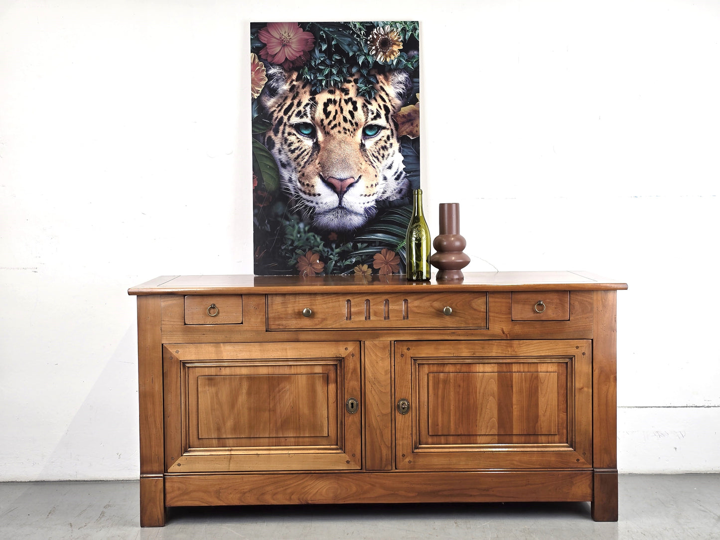DOMICIL SIDEBOARD vintage nussbaum holz kommode tv board anrichte mediterran