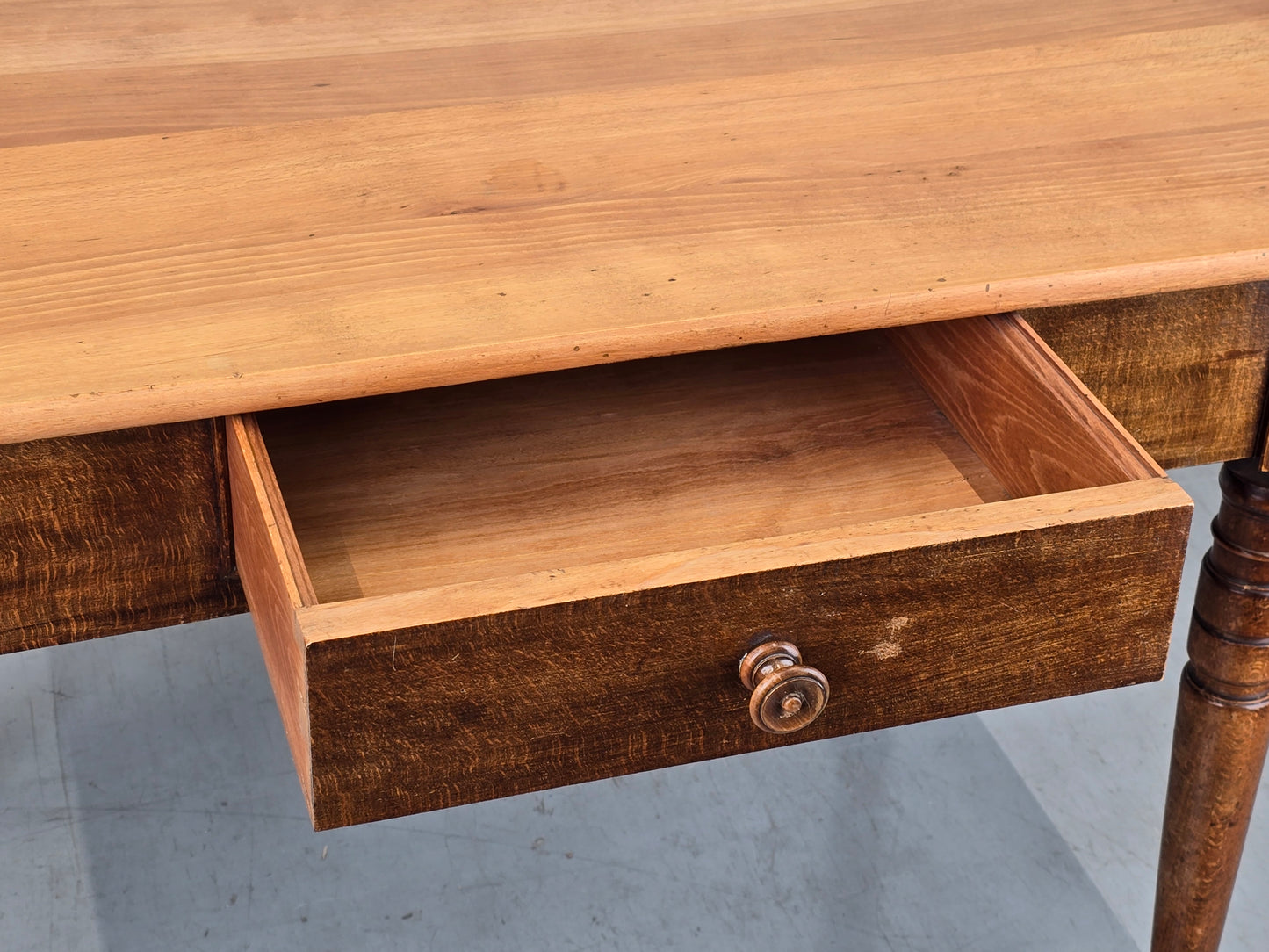 ANTIK TISCH esstisch schreibtisch esszimmer küche holz vollholz vintage massiv