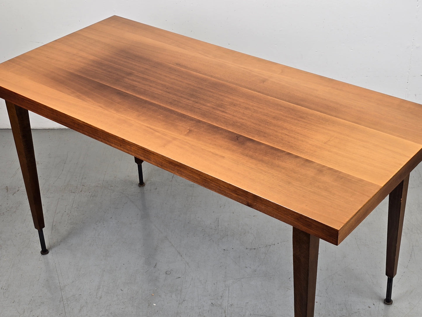 VINTAGE ESSTISCH tisch schreibtisch holz nuss 1960er ddr retro küchentisch