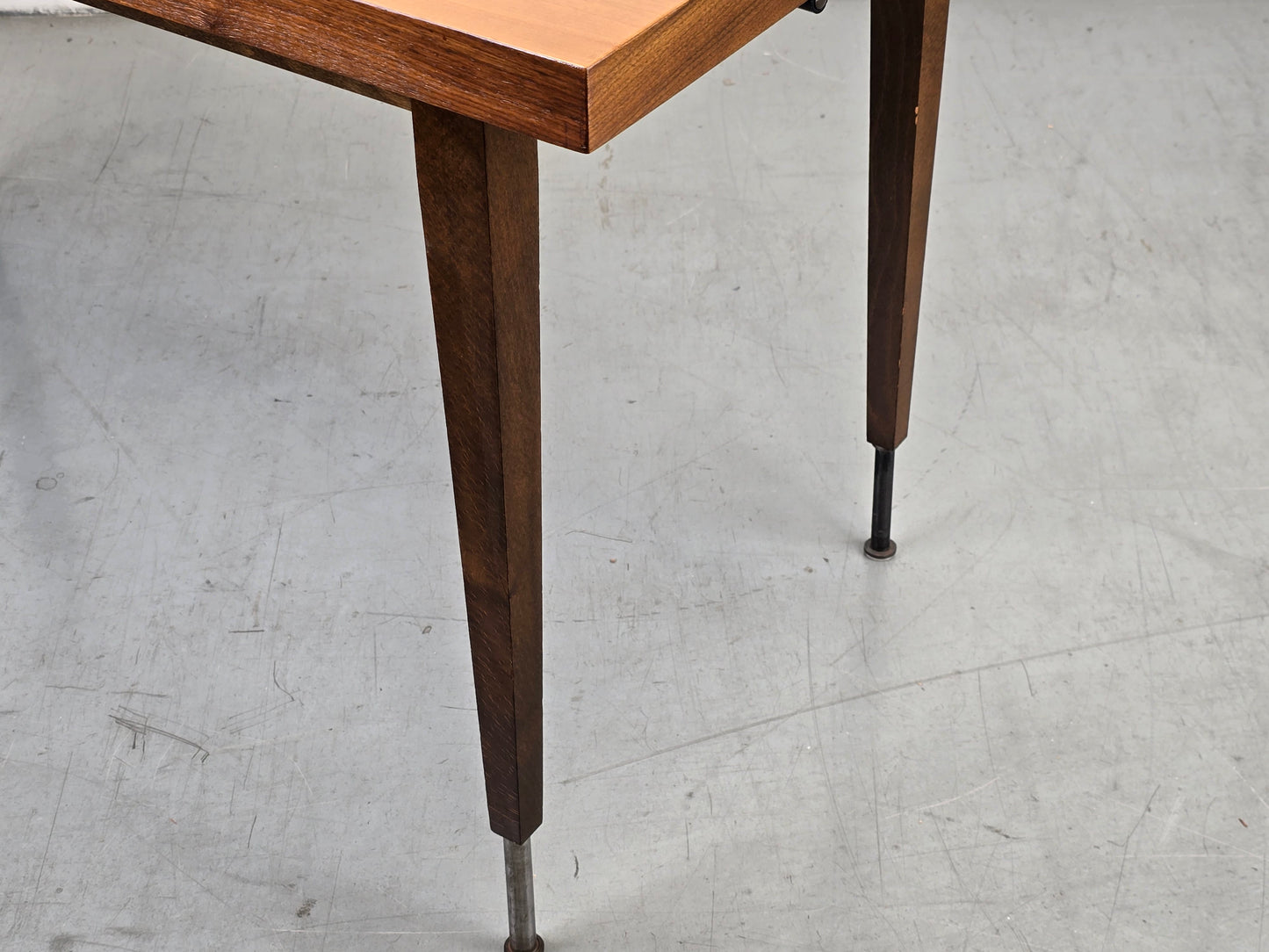 VINTAGE ESSTISCH tisch schreibtisch holz nuss 1960er ddr retro küchentisch