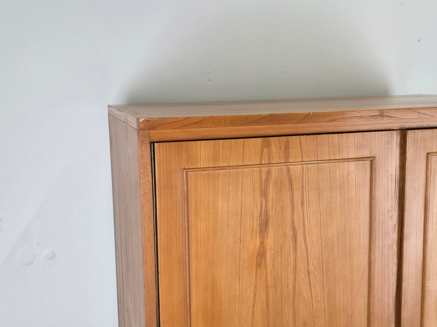 WK MÖBEL KLEIDERSCHRANK schrank rüster holz kommode flur vintage spiegel