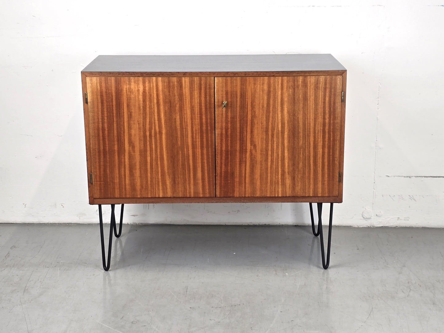 MID CENTURY TEAK SIDEBOARD vintage kommode tv board holz 1960er Jahre
