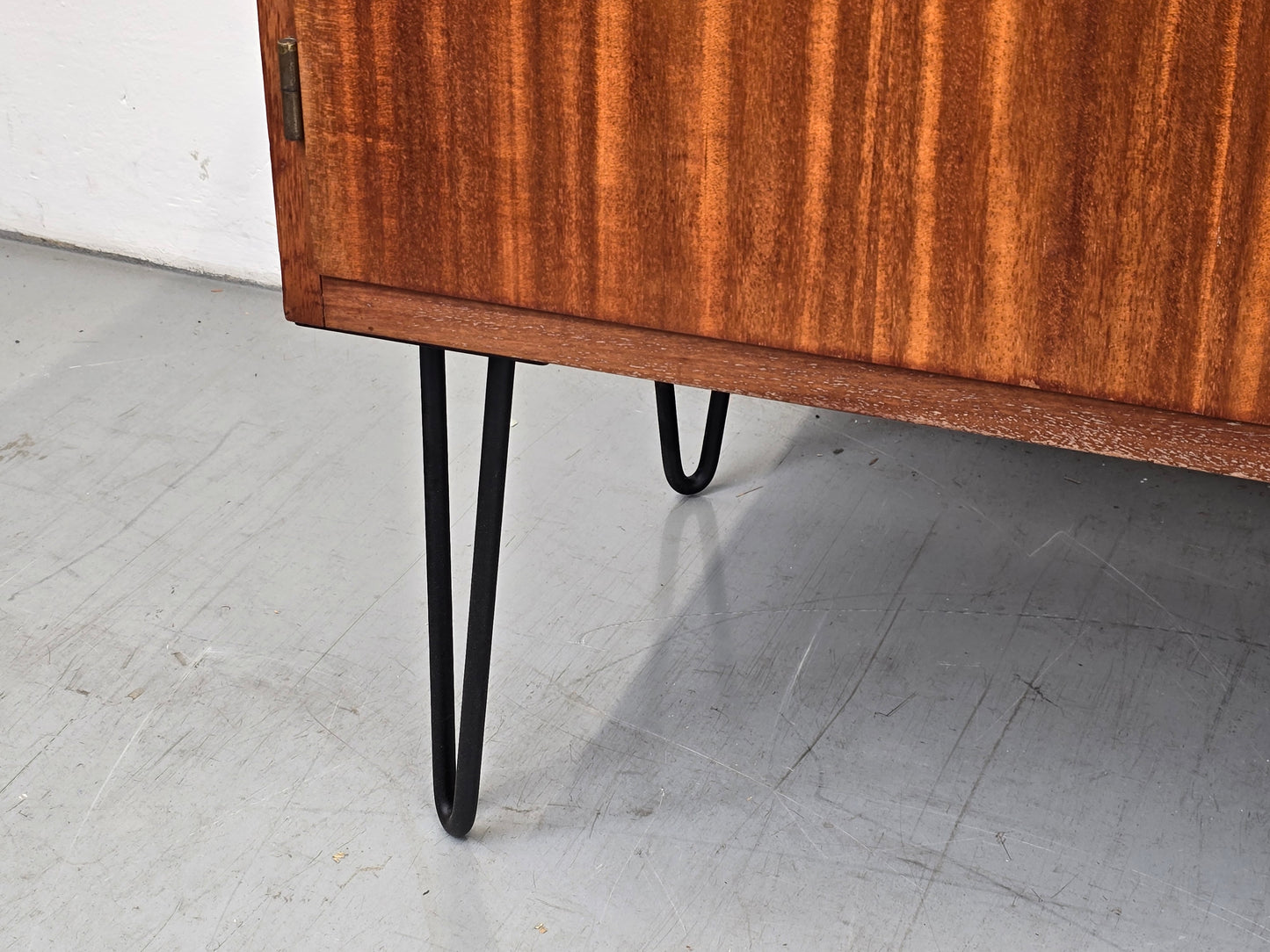 MID CENTURY TEAK SIDEBOARD vintage kommode tv board holz 1960er Jahre