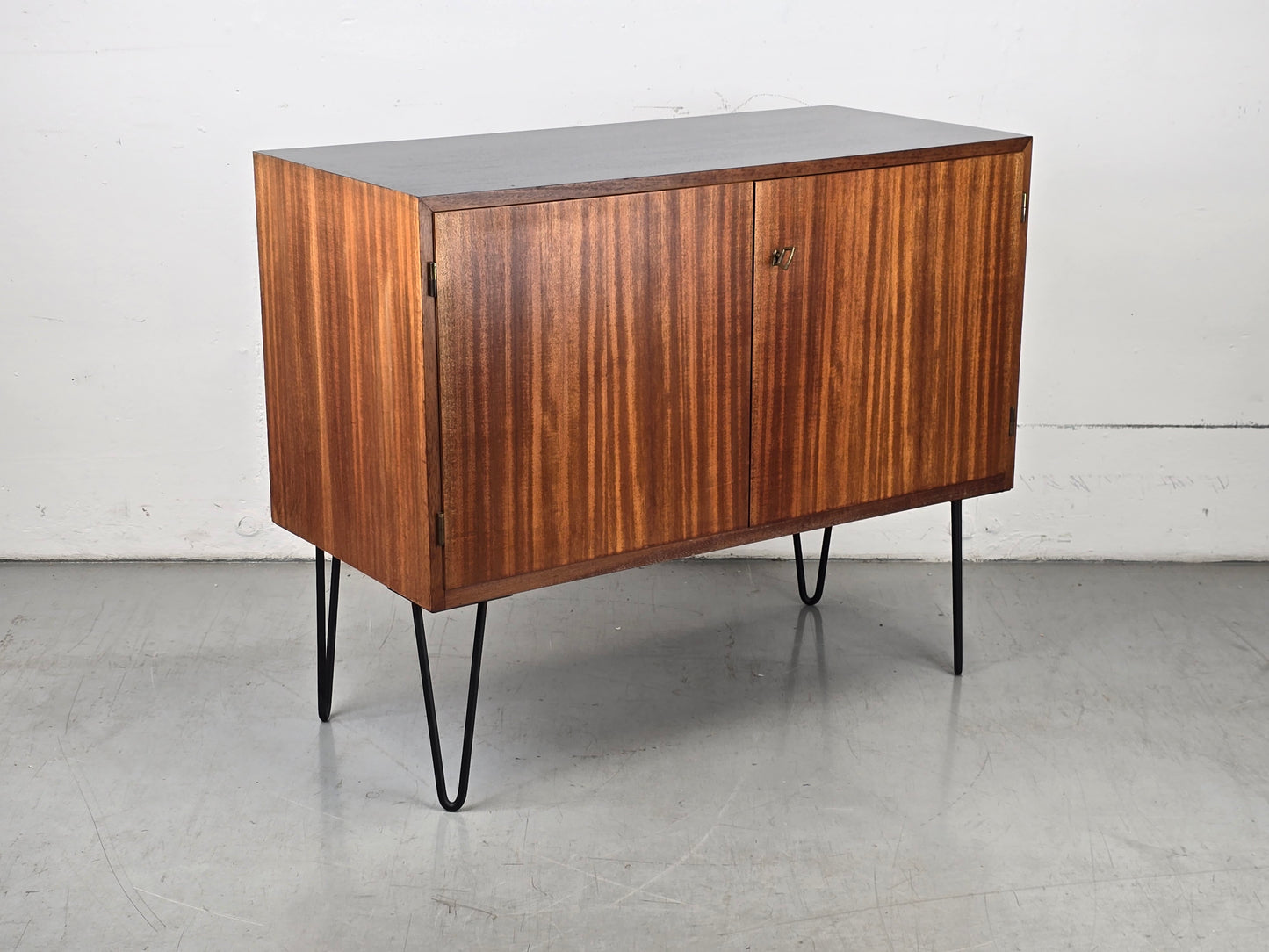 MID CENTURY TEAK SIDEBOARD vintage kommode tv board holz 1960er Jahre