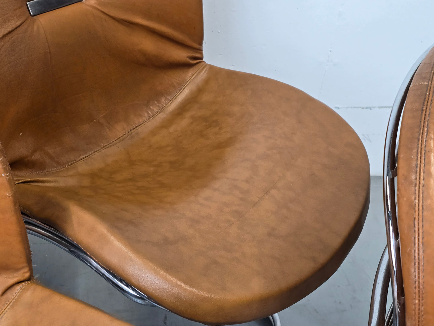 GASTONE RINALDI STUHL freischwinger esszimmer stühle vintage sabrina italien