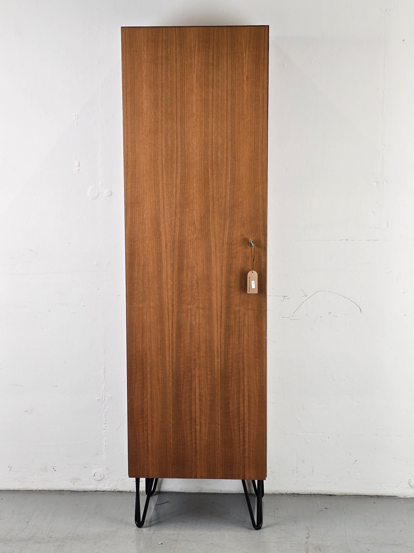 VINTAGE SCHRANK schuhschrank kommode holz nussbaum kleiderschrank 1960er