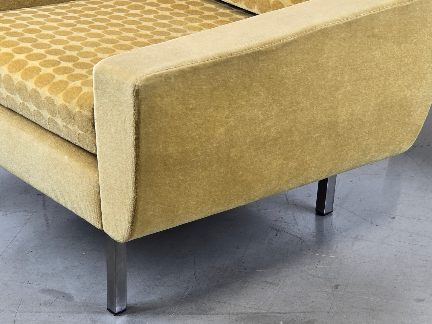 MID CENTURY SESSEL senfgelb vintage 1960er tv couch retro ddr polsterstuhl