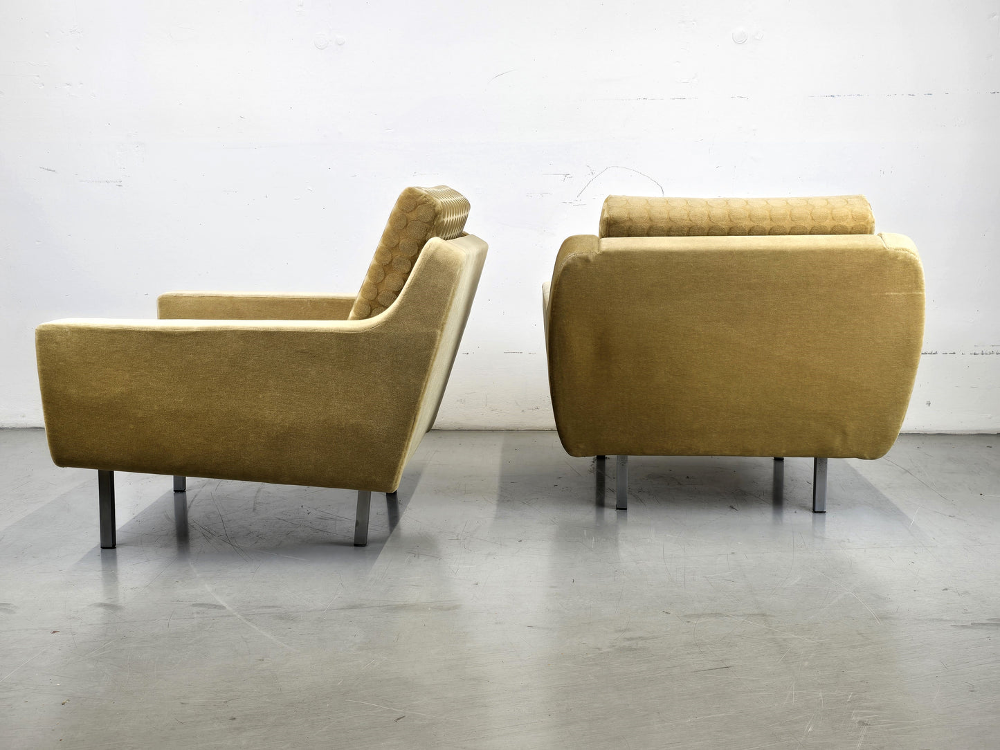 MID CENTURY SESSEL senfgelb vintage 1960er tv couch retro ddr polsterstuhl