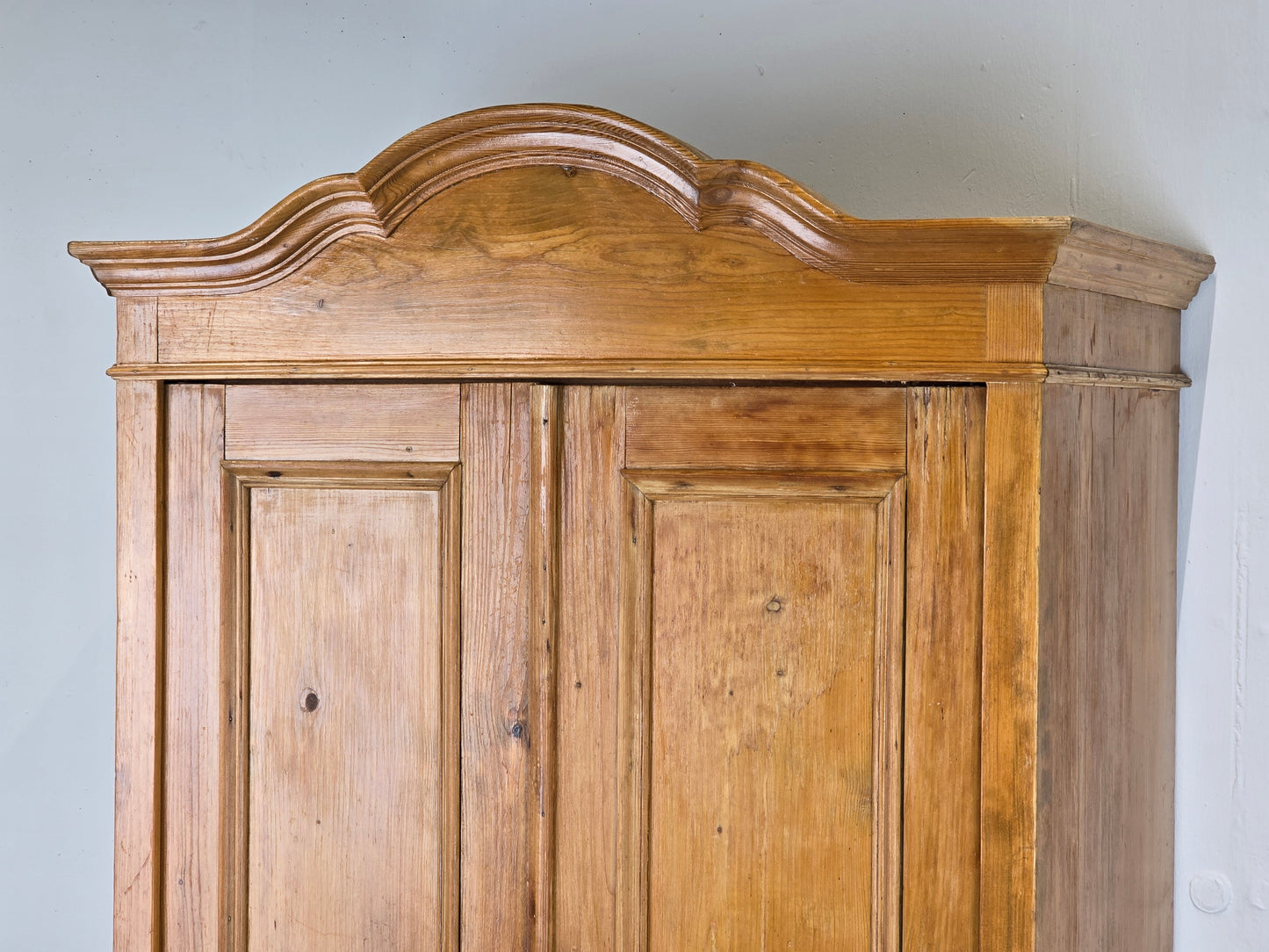 VINTAGE BAUERNSCHRANK holz schrank garderobe kleiderschrank vollholz