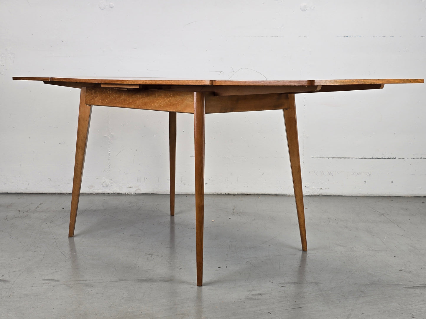 VINTAGE ESSTISCH tisch esszimmer küchentisch holz nussbaum 1960er schreibtisch