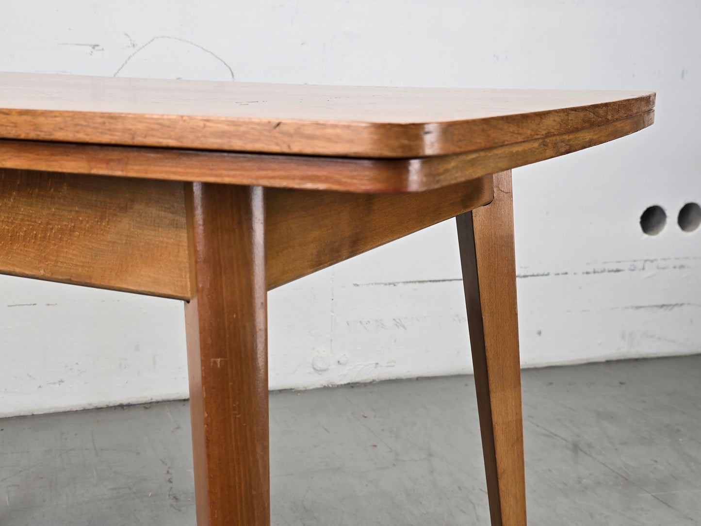 VINTAGE ESSTISCH tisch esszimmer küchentisch holz nussbaum 1960er schreibtisch