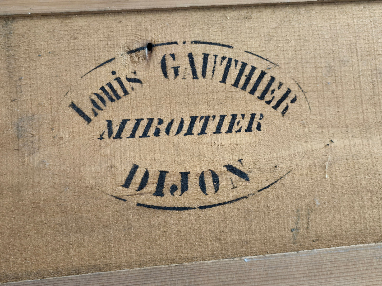 ANTIKER SPIEGEL GOLD wandspiegel 19. jahrhunder geschliffenes glas louis gauthier dijon