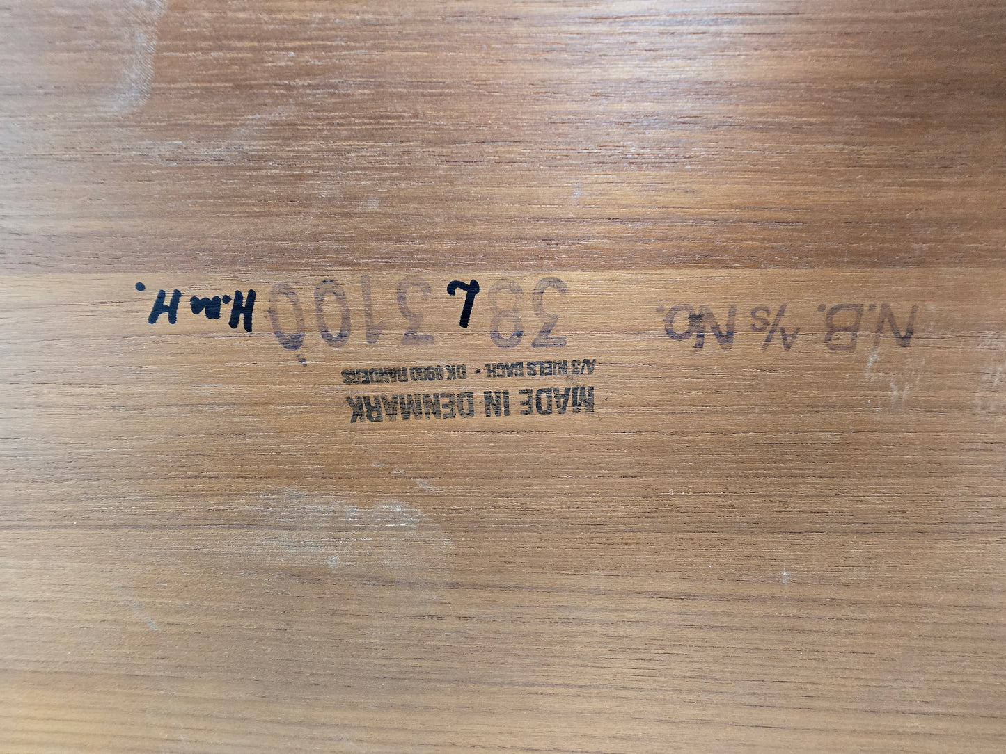 NIELS BACH TEAK COUCHTISCH holz dänemark vintage tisch wohnzimmer vollholz