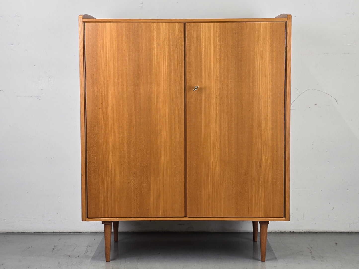 VINTAGE KOMMODE rüster holz kleider schrank 1960er retro ddr ablage